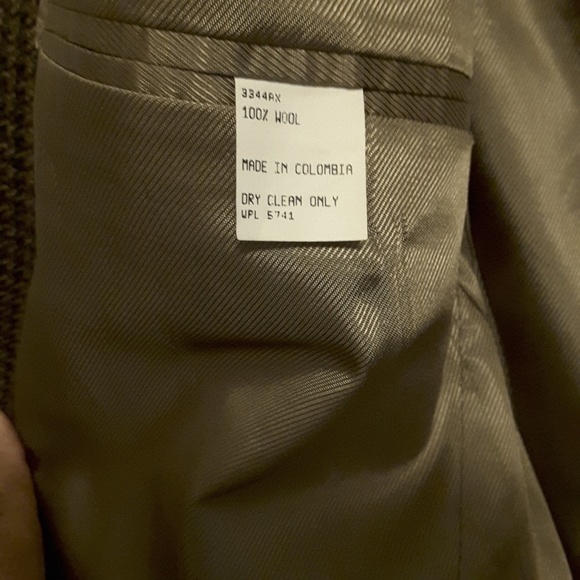 Oscar De la Renta Houndstooth Plaid Tweed Jacket - Picture 6 of 7